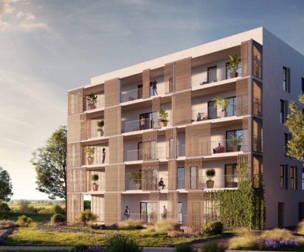 Low-rise,Residential,Complex,3d,Rendering